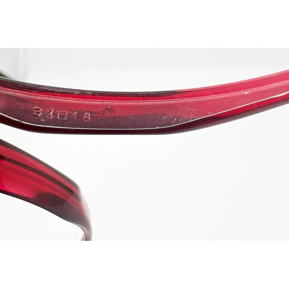 Valentino Vintage Eyeglasses Red Clear Frame Italy Mod 034 54-18 Womens Glasses